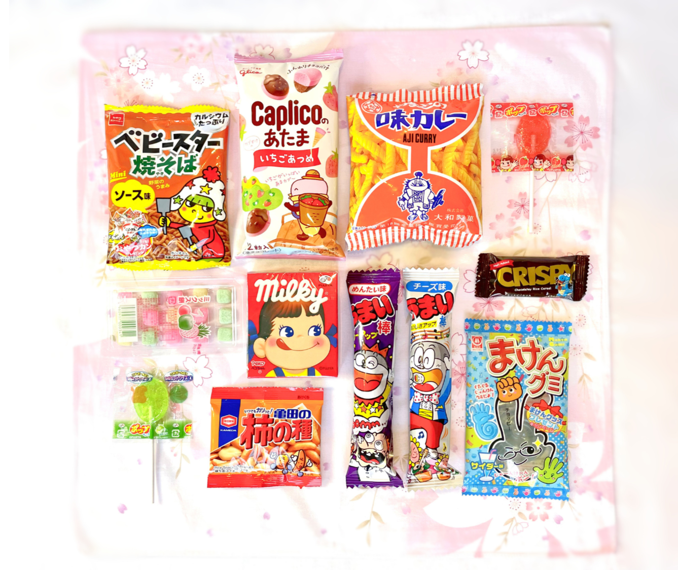 Japanese sweets and snacks to share